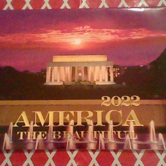 Dav | Office | 222 America The Beautiful Dav Calendar | Poshmark